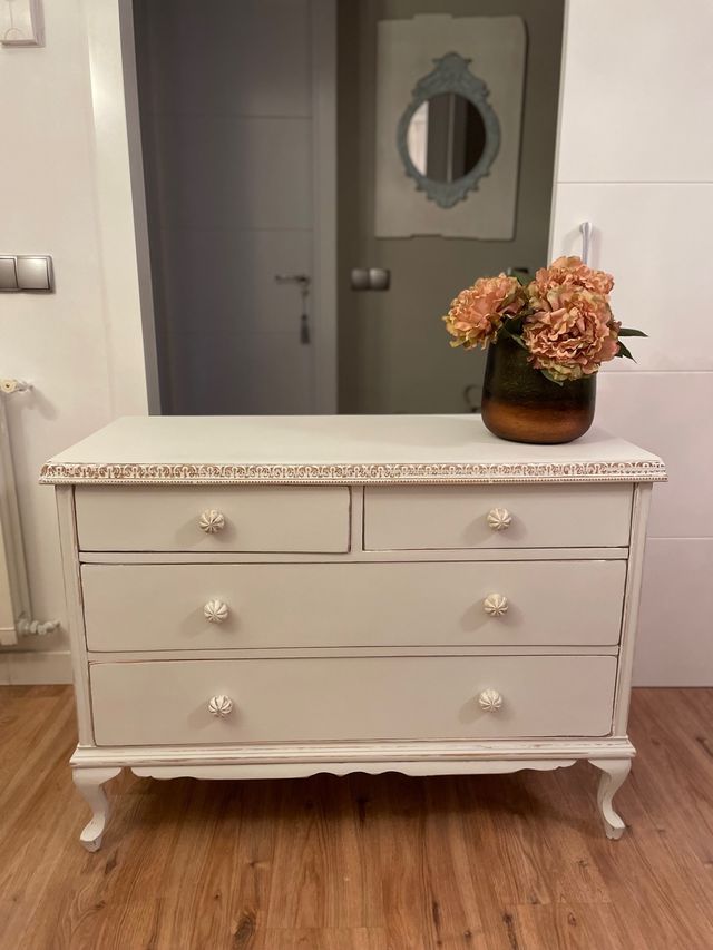 Cómoda Restaurada Antigua Rústica