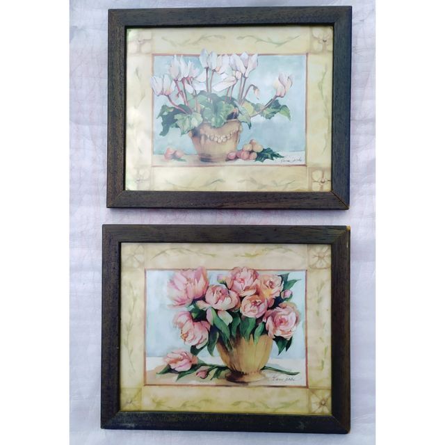 Pareja Cuadros Flores