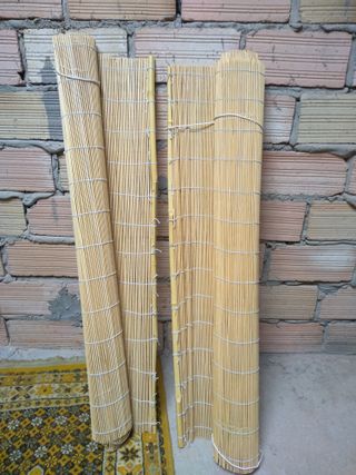 Estores bambú