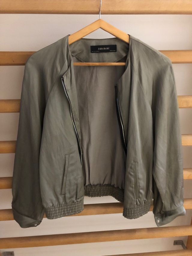 Bomber caqui zara
