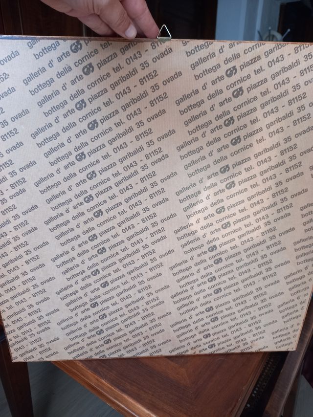 Quadro ricamato a mezzo punto