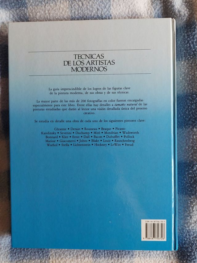 Libro de Arte Técnicas de los artistas modernos