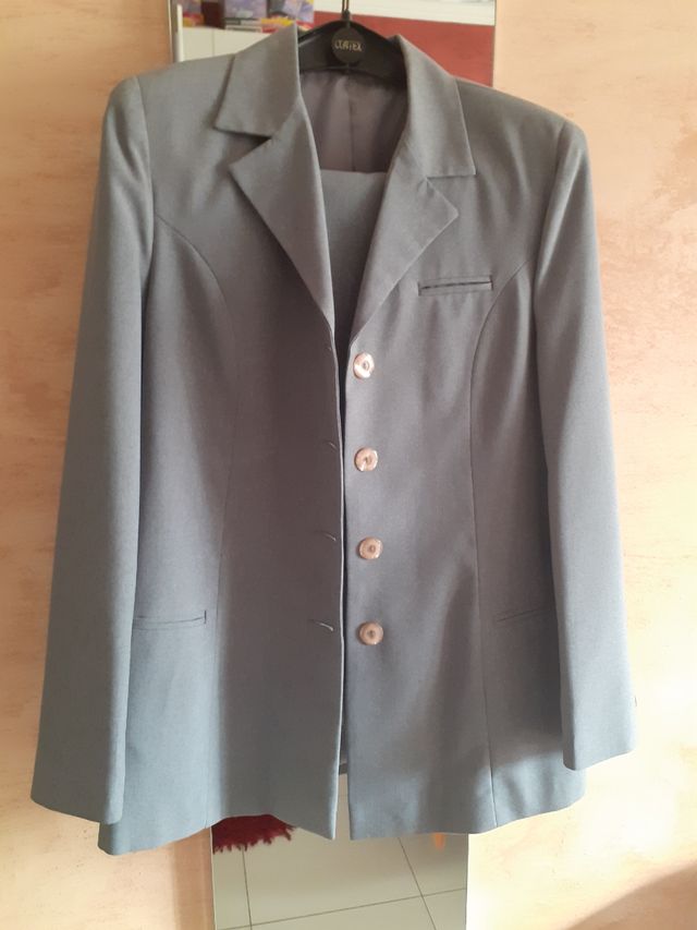 Tayer grigio chiaro sancrato da donna taglia 48