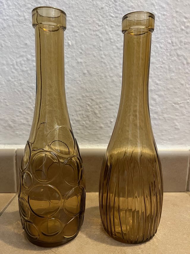 Botellas de vidrio