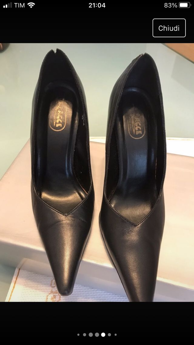 Décolleté nera taglia 35 Tracce