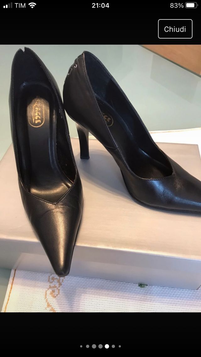 Décolleté nera taglia 35 Tracce