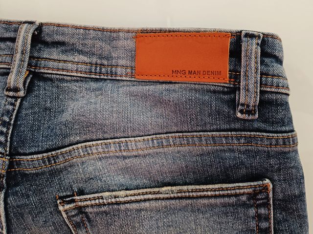 Bermuda vaquera para hombre