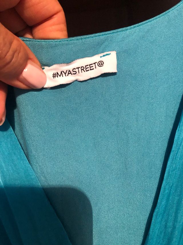 Vestito lungo in viscosa e seta tg  M