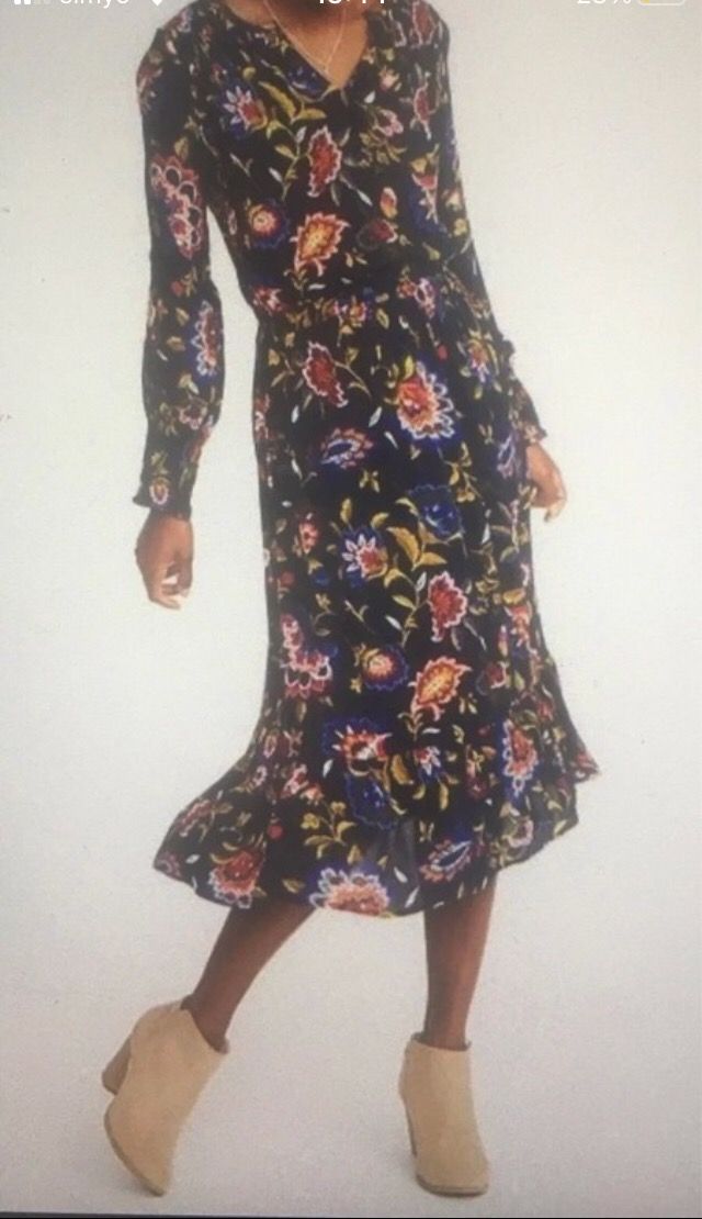 Vestido midi otoño invierno nuevo