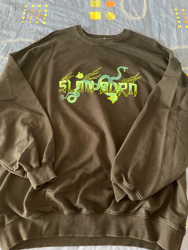 Jersey negro bershka mujer talla s