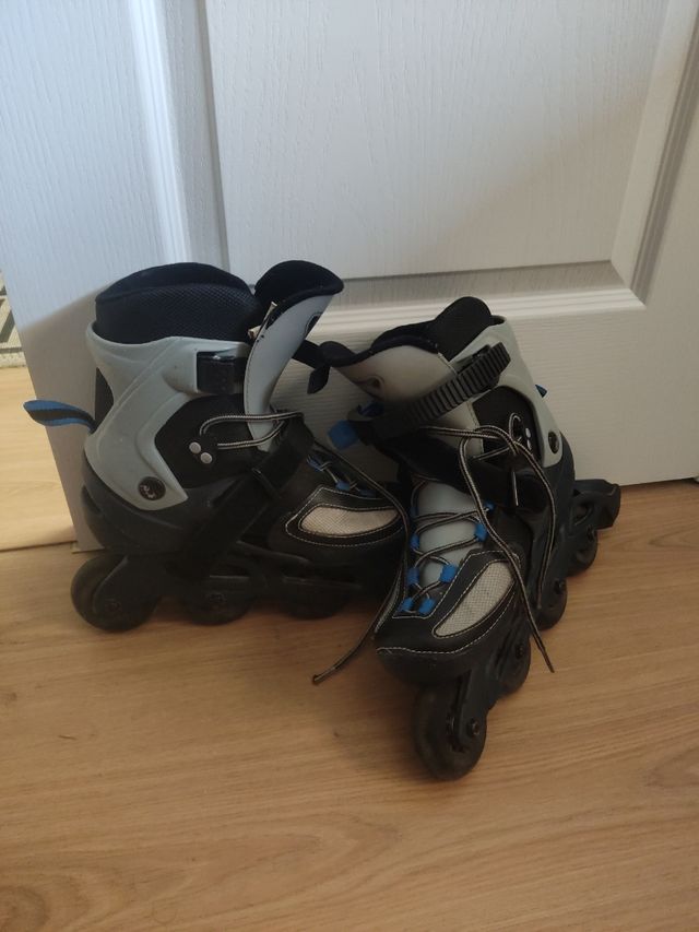 Patines en linea extensibles.