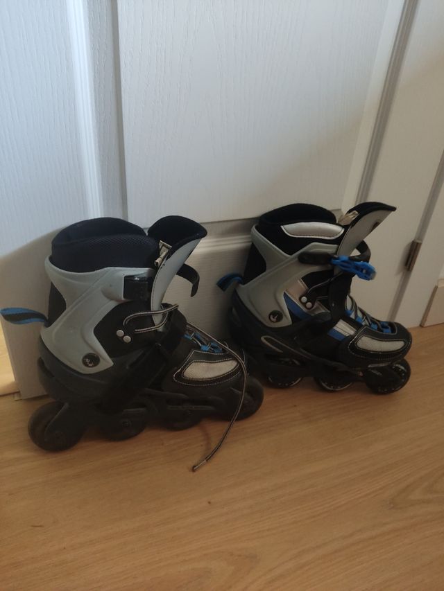 Patines en linea extensibles.