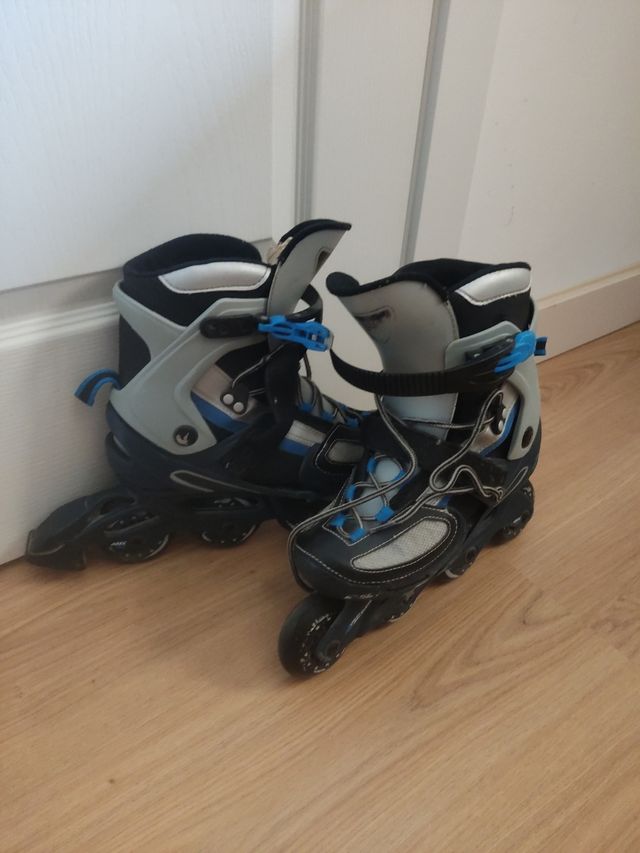 Patines en linea extensibles.
