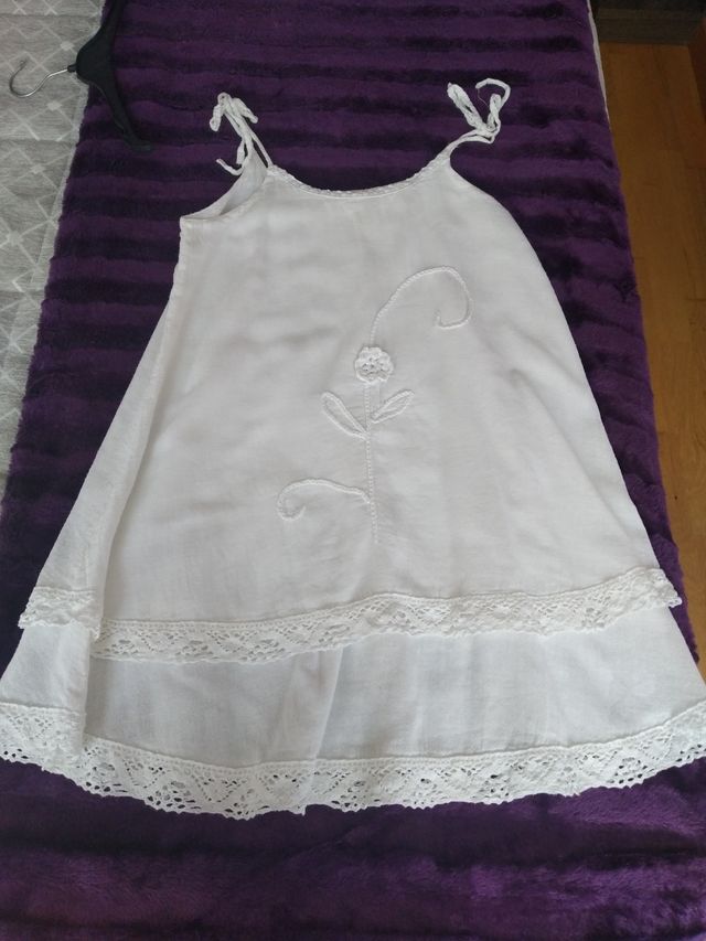 Vestido Blanco T-6 años