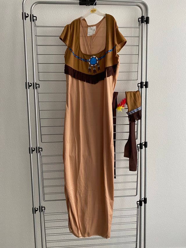 Disfraz carnaval de mujer de india