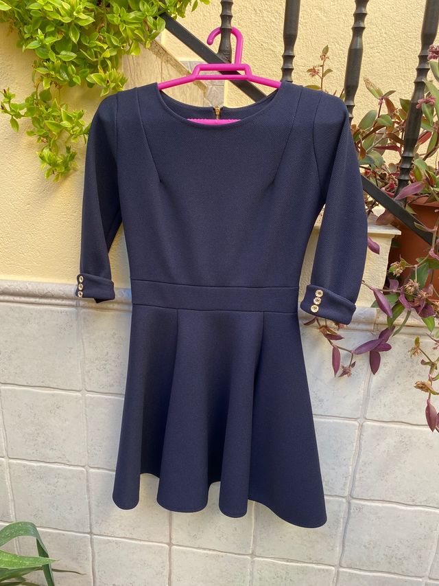 Vestido vuelo Azul Marino