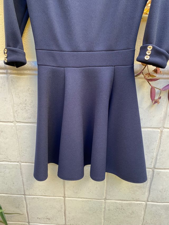 Vestido vuelo Azul Marino