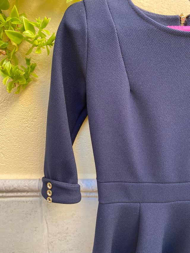 Vestido vuelo Azul Marino