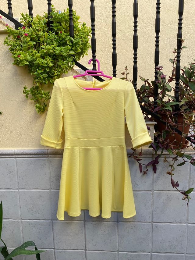 Vestido vuelo amarillo
