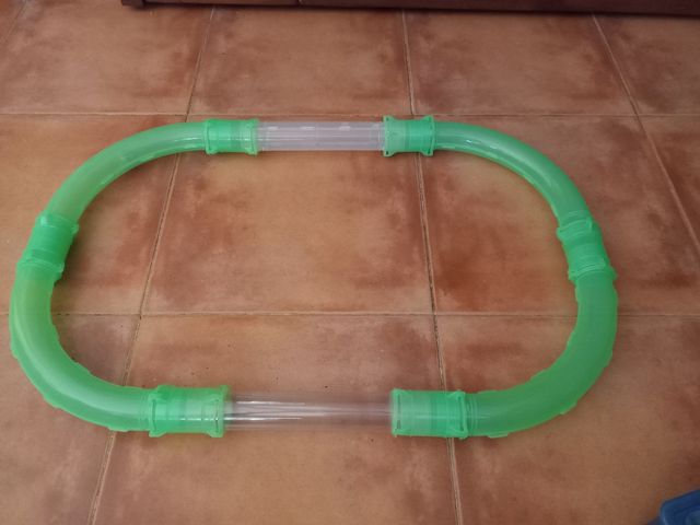 Circuito con bola luminosa