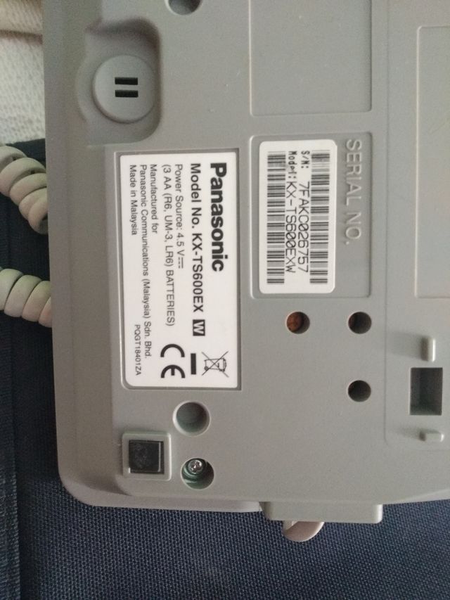 Telefone Panasonic KX-TS600X