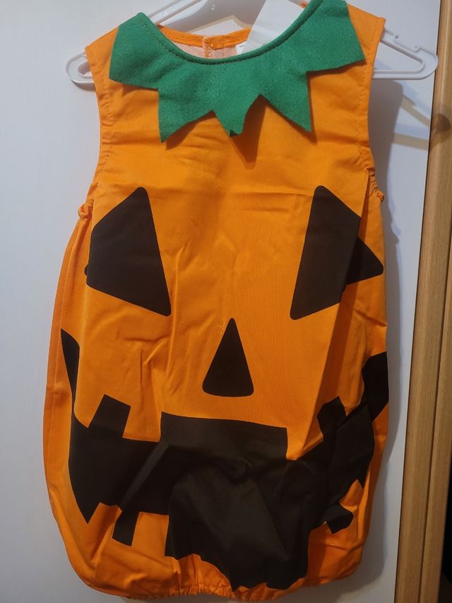Disfraz de calabaza 3- 4 años