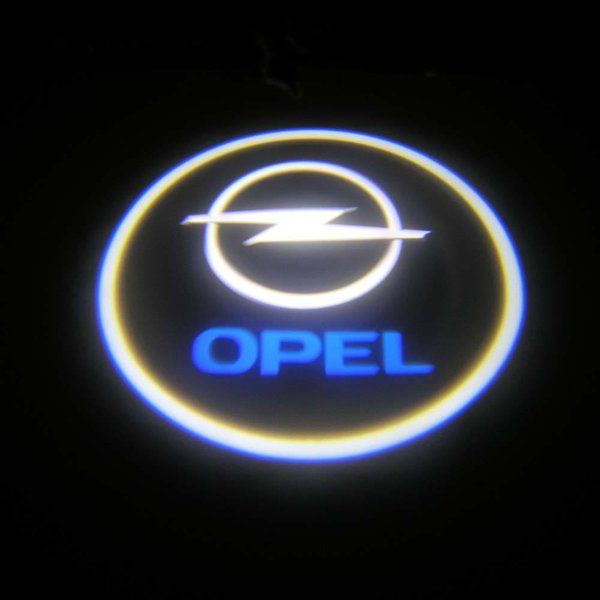 2 PROYECTORES OPEL UNIVERSAL LED PUERTA LOGO