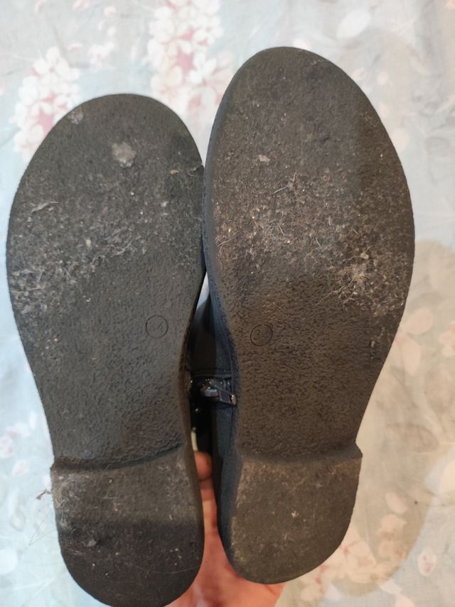 botín brillos número 34