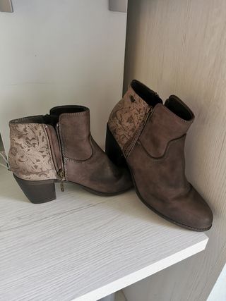 botines marrones numero 40