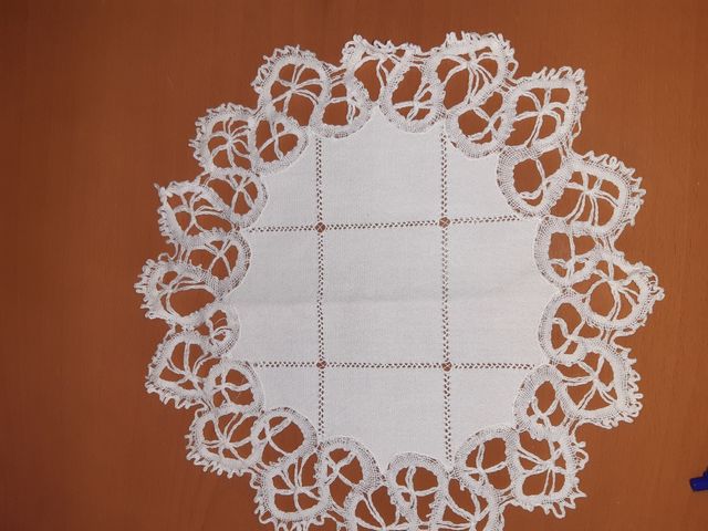 Pañitos / Salva-manteles ganchillo hilo