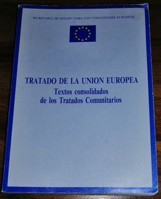 Libro Tratado de la Union Europea 1992