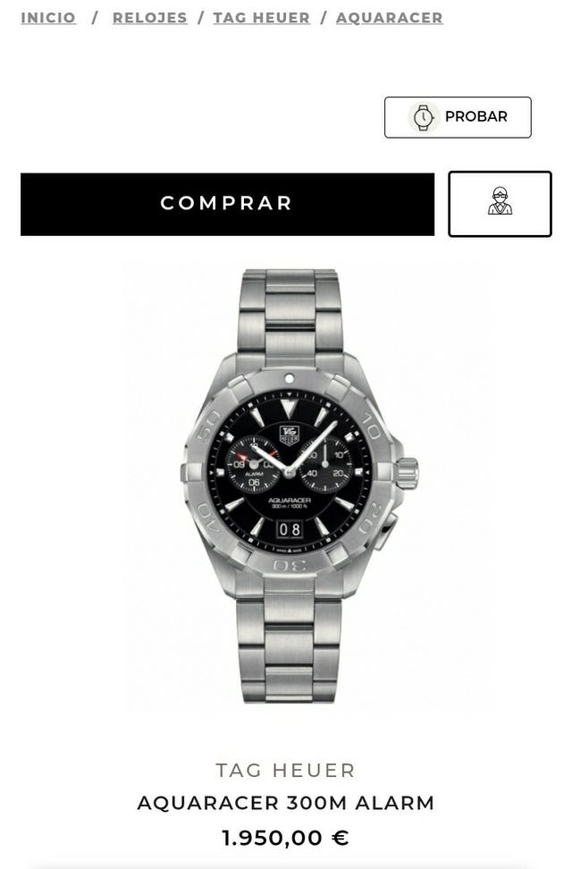 Magnífico Reloj Tag hever Estreno¡¡