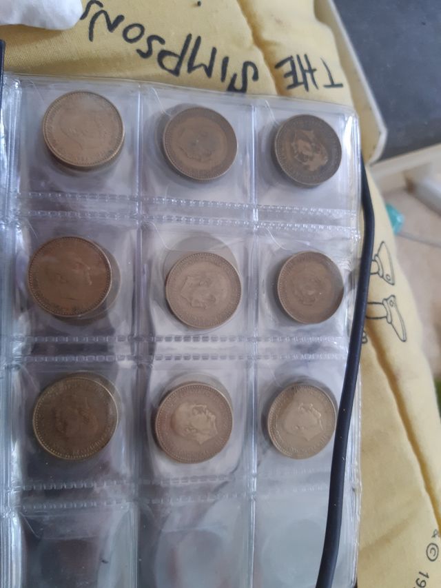 colección completa de una peseta 1966
