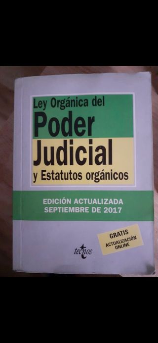 Ley orgánica del Poder Judicial y Estatutos organi