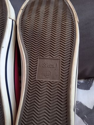 Zapatillas tipo converse T 38