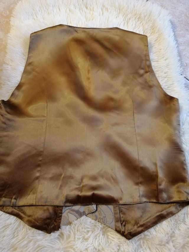 Gilet da donna vintage con fantasia.