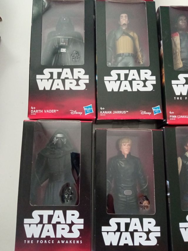 lote 7 figuras star wars