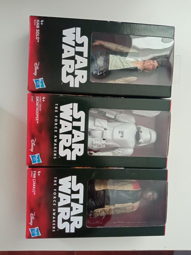lote 7 figuras star wars