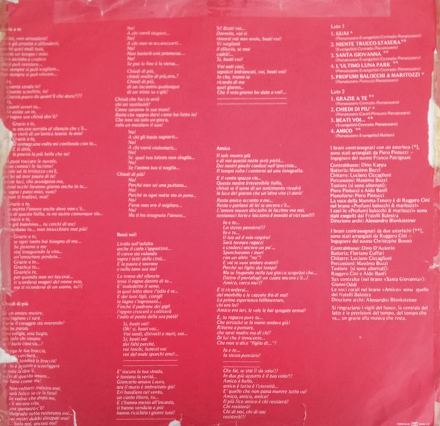 Vinile di Renato Zero: Tregua I