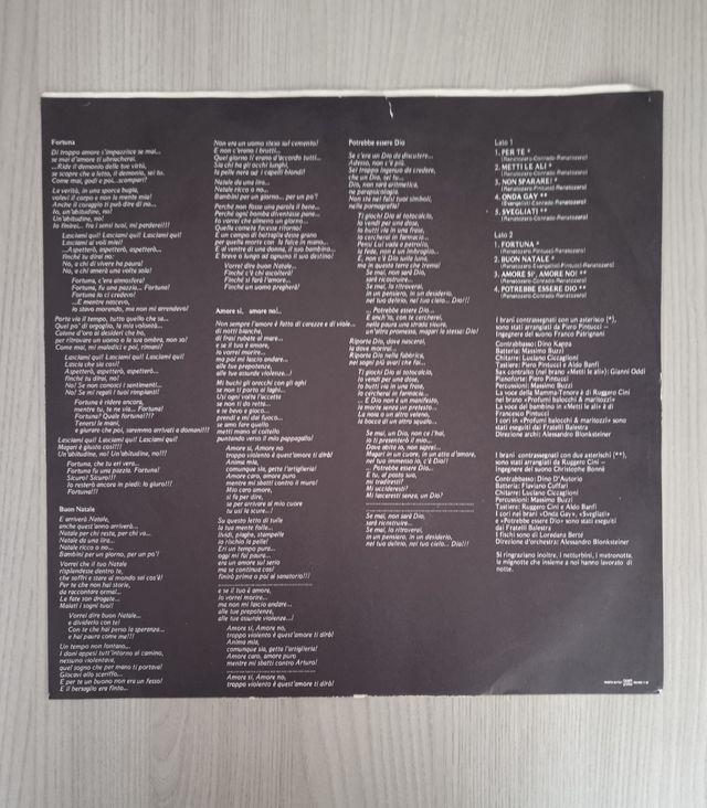 Vinile di Renato Zero: Tregua II