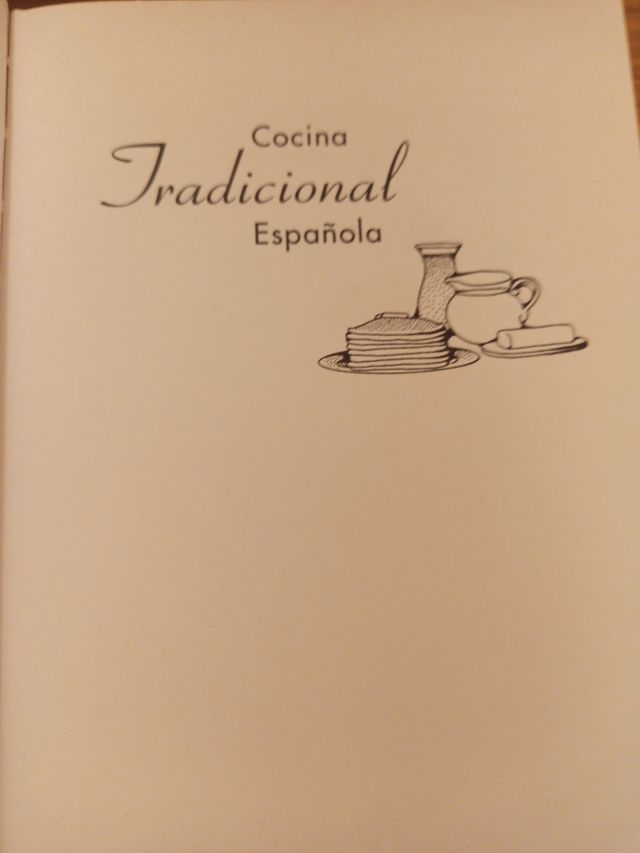Libro cocina tradicional española