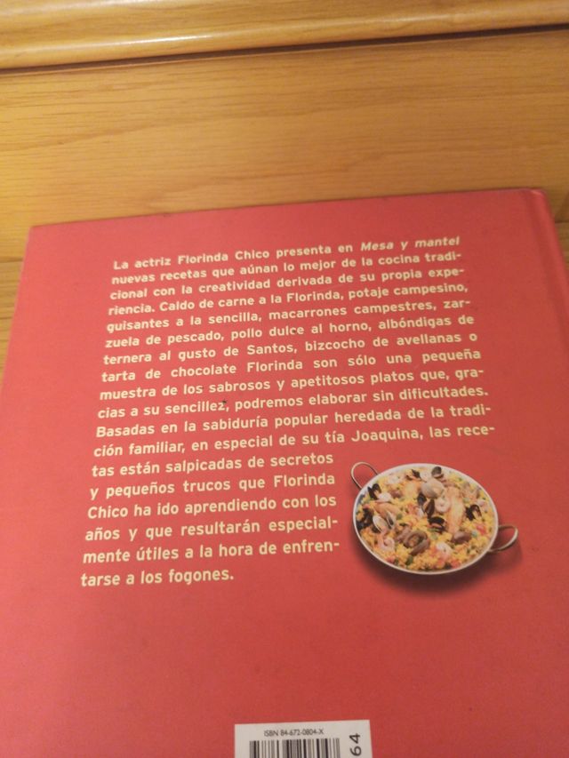 Libro mesa y mantel Florinda Chico