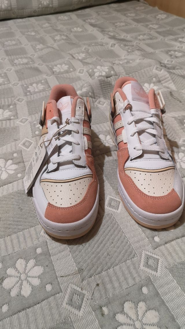 adidas forum low rosa