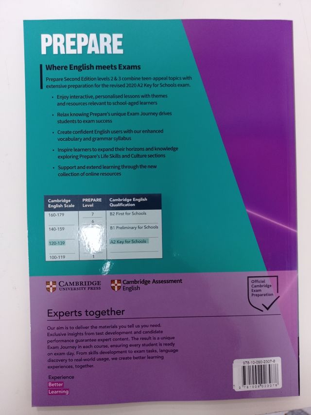 Prepare A2 Level 2 Student Book