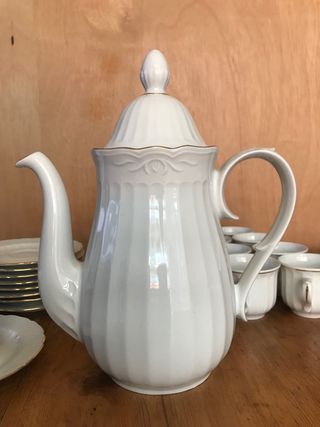 Juego de café SANTA CLARA antiguo
