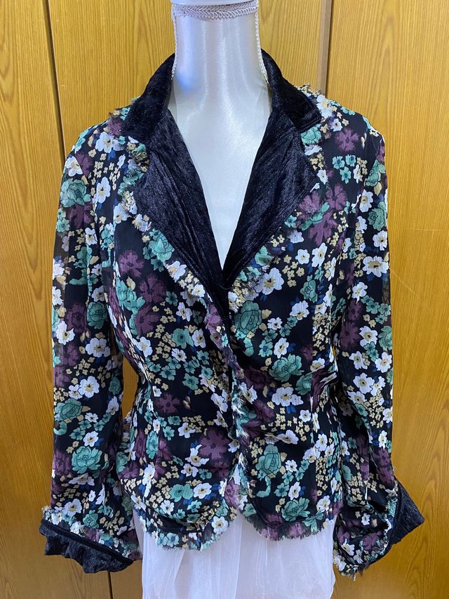 Chaqueta de terciopelo reversible