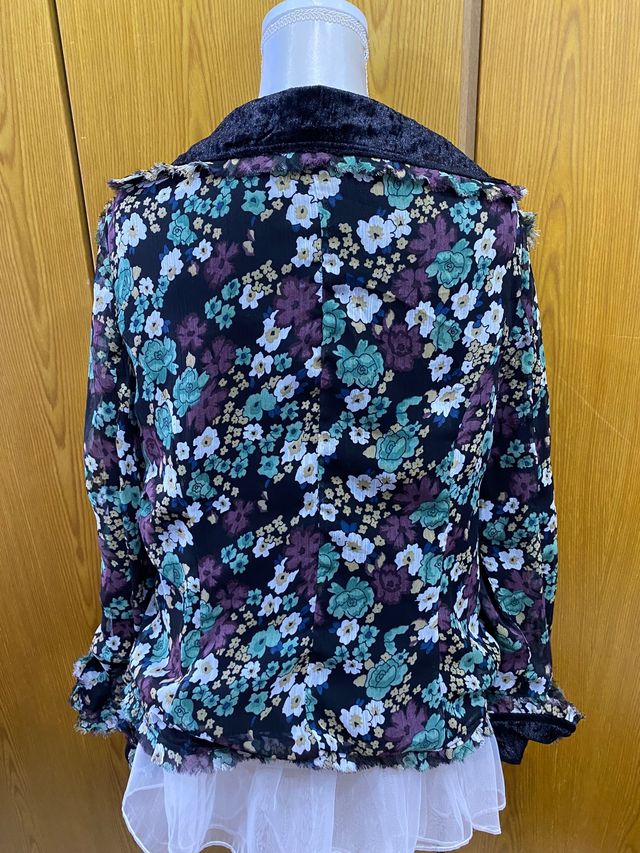 Chaqueta de terciopelo reversible