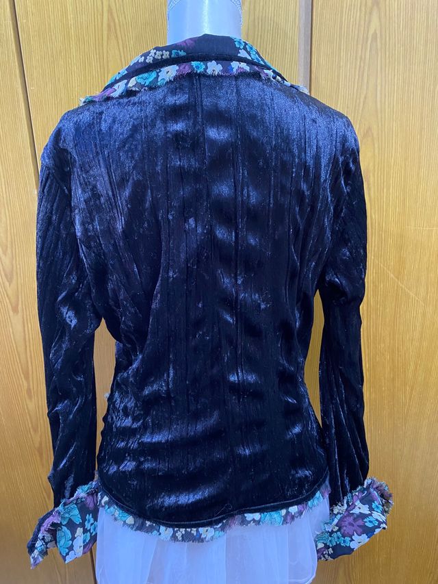 Chaqueta de terciopelo reversible