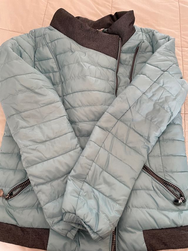 Chaqueta azul celeste mujer talla m