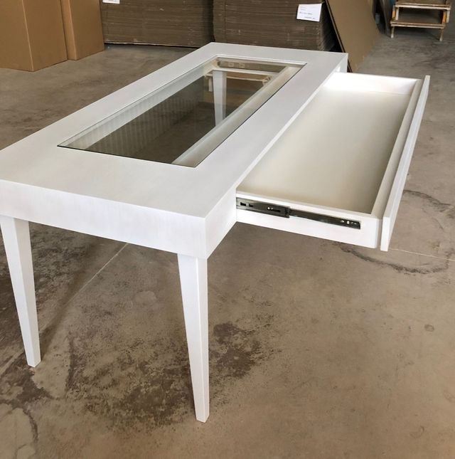 MESA DESPACHO CON CAJÓN EXPOSITOR NUEVA A ESTRENAR